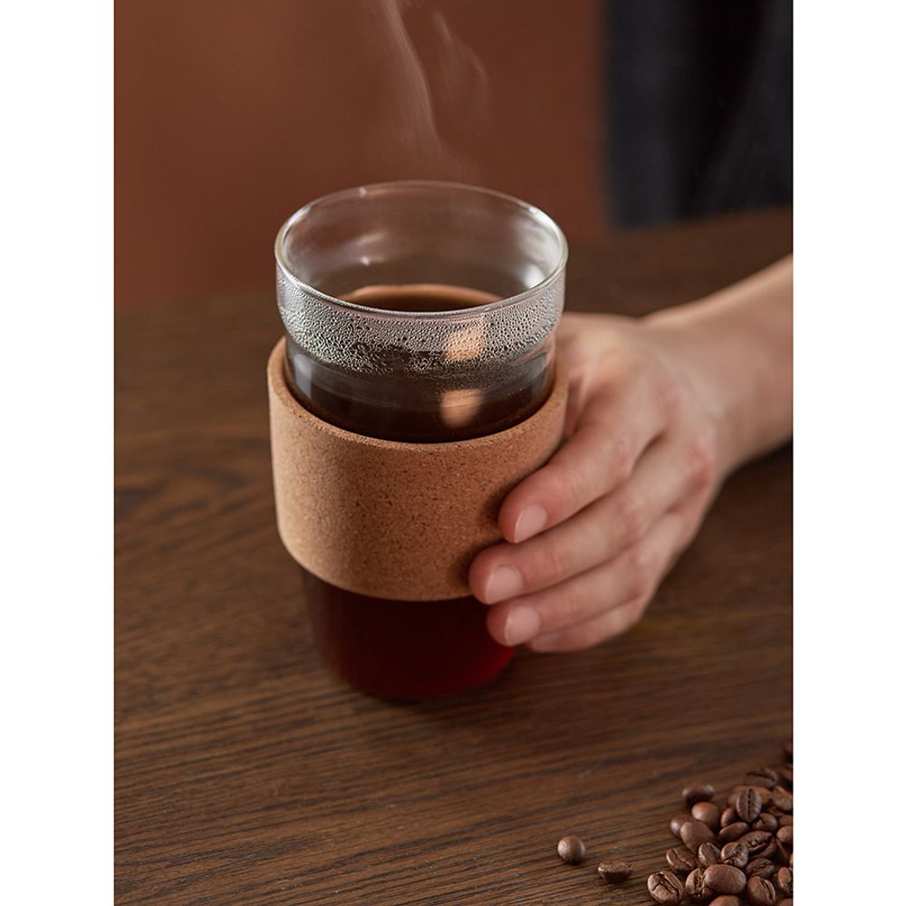 Кружка Cozy Cup, 450 мл, светло-серая