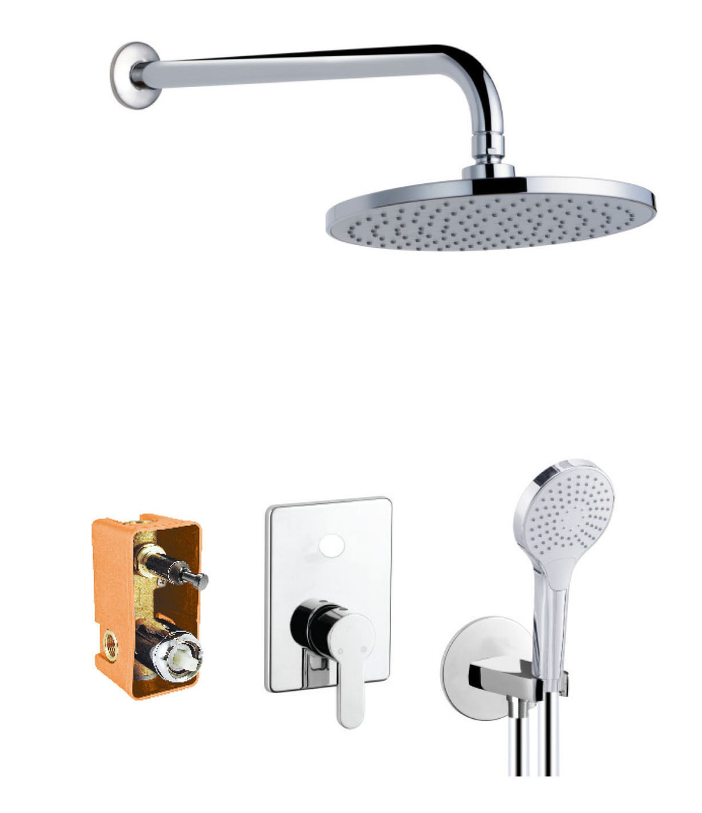 Душевой комплект Azario Tevis AZ-15490721 хром