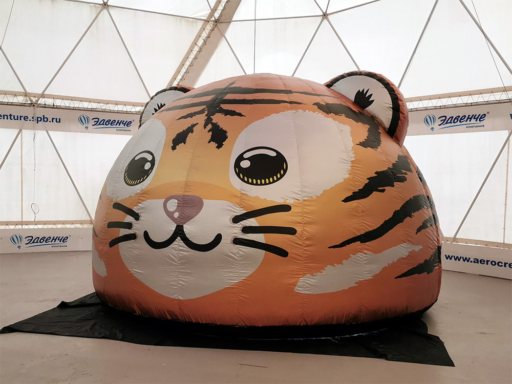 Надувной двухслойный купол для планетария