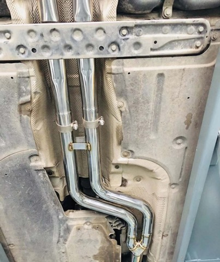 Спортивная выхлопная система с заслонками для BMW 5 Series 535i 2.0T 3.0T 2010-2016 БМВ