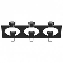 Рамка на 3 светильника Lightstar Intero 16 217537