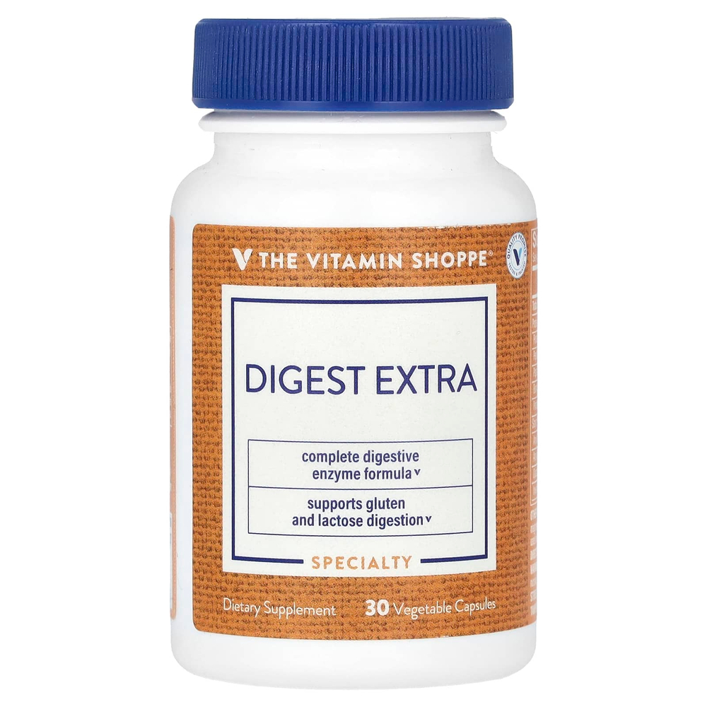 The Vitamin Shoppe, Digest Extra, 30 растительных капсул