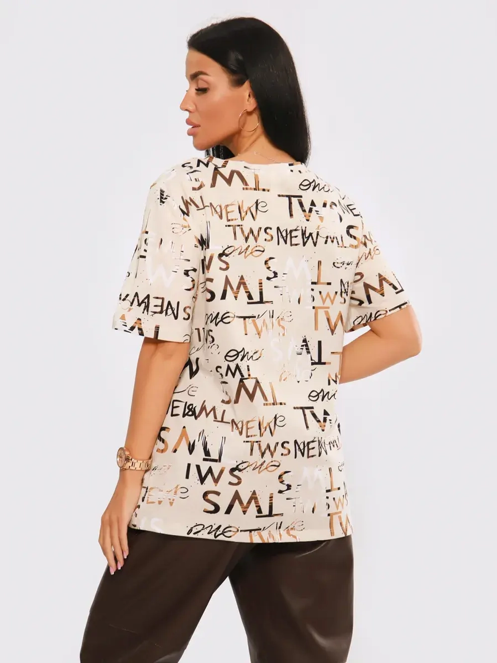 Футболка женская большие размеры