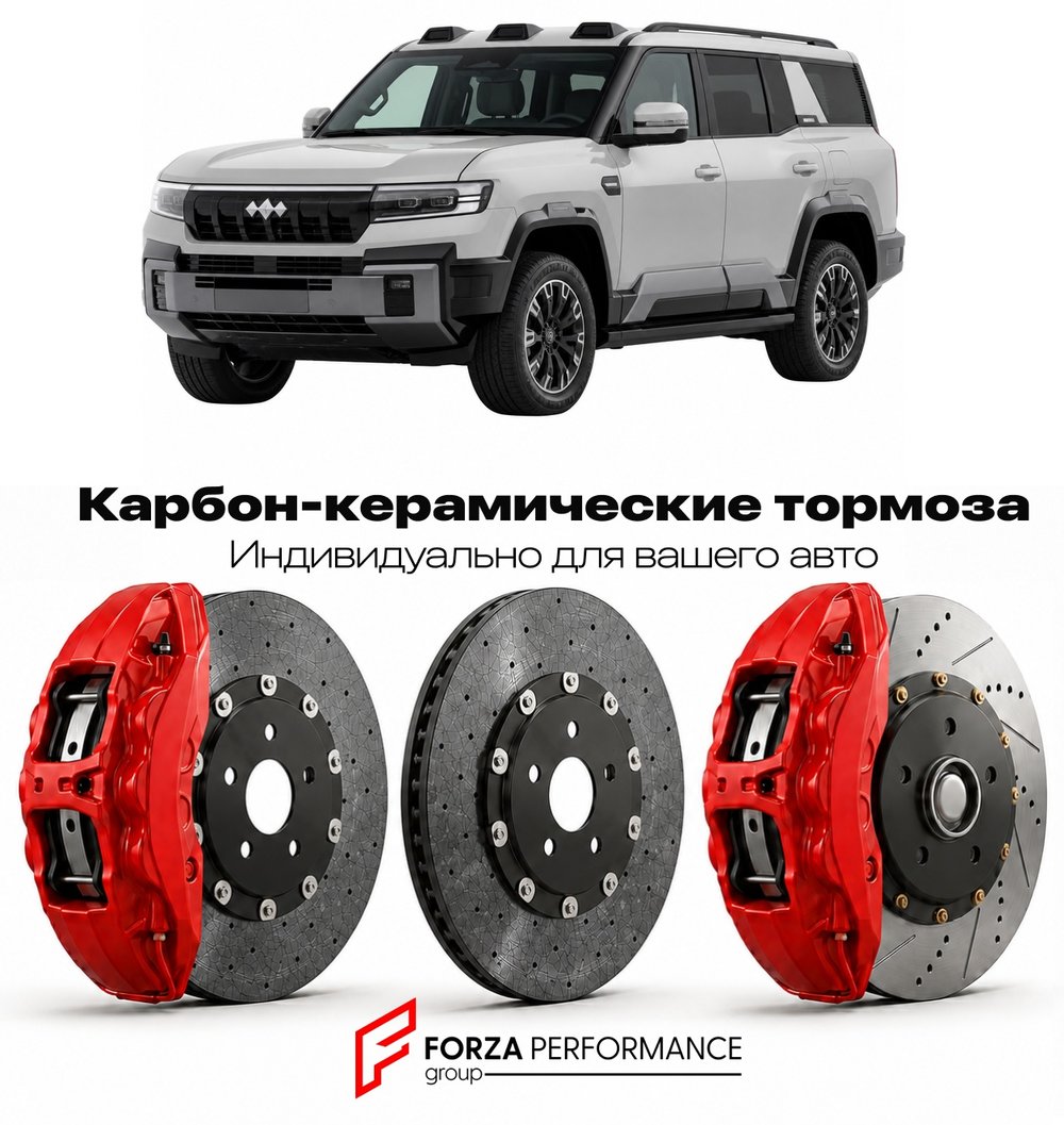 Карбон-керамическая тормозная система для BYD Leopard 8 / Denza B8 2024-2026