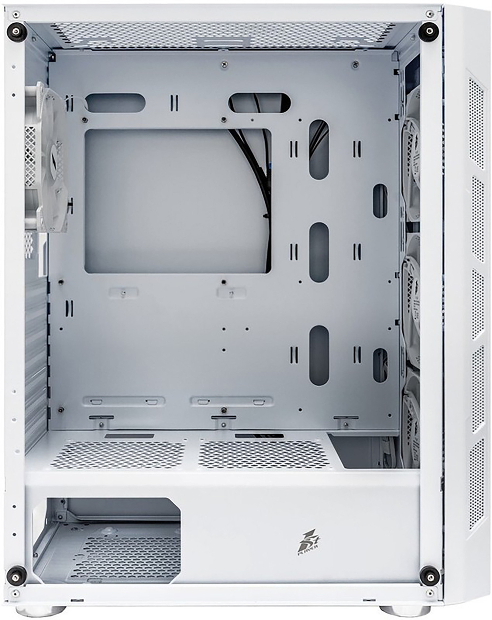 Корпус для компьютера 1STPLAYER FIREBASE XP White / ATX / 4x120mm LED fans / XP-WH-4F1-W