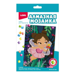 Алмазная мозаика 15*20см "Маленькая фея" (Lori)