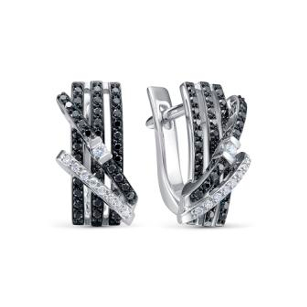 Серьги из золота с бриллиантами