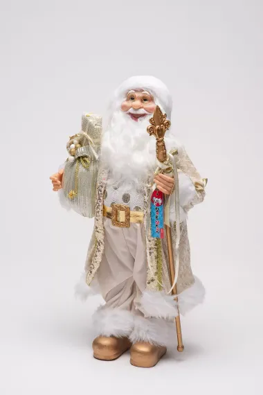 Дед Мороз Королевский в золотом наряде 60 см., ЕлкиТорг (ZS-S-21838-24)
