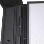 Стальная дверь «Малахит». Заказная модель.