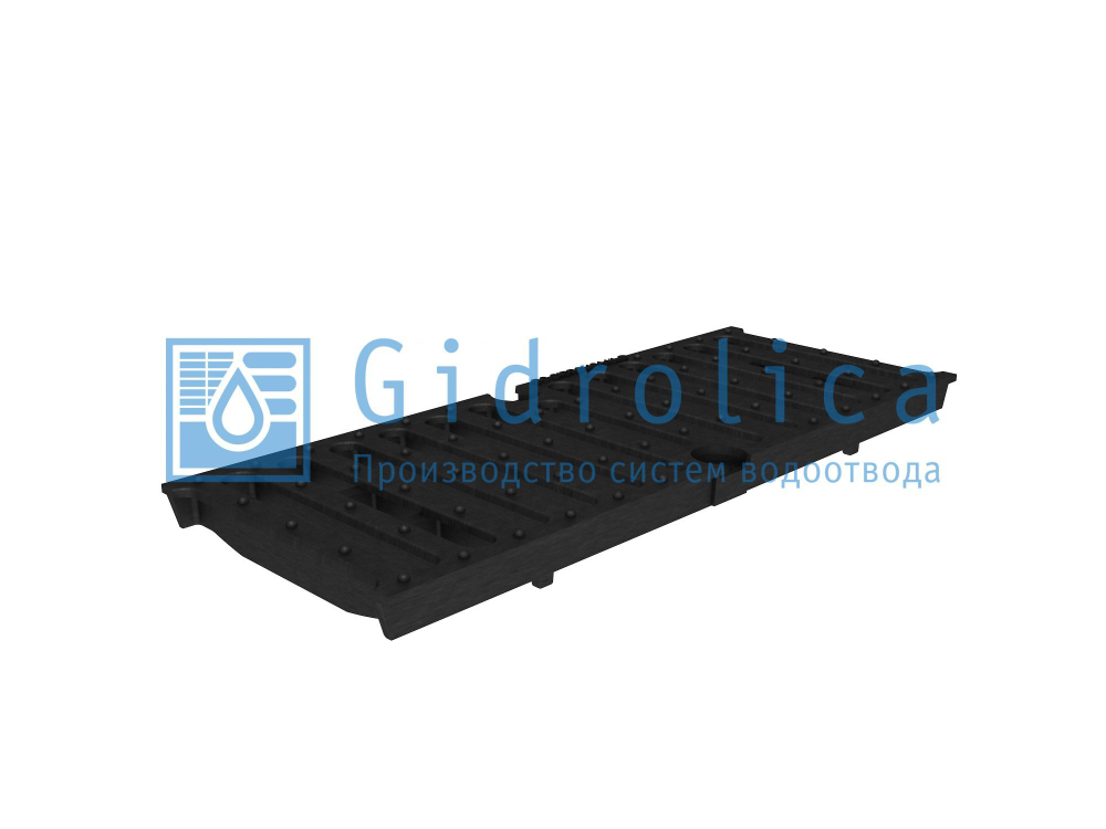 Решётка водоприёмная чугунная щелевая РВЧЩ - RU22038 - 15 (D400) - 50х19,7х2,5 - 1,8/17