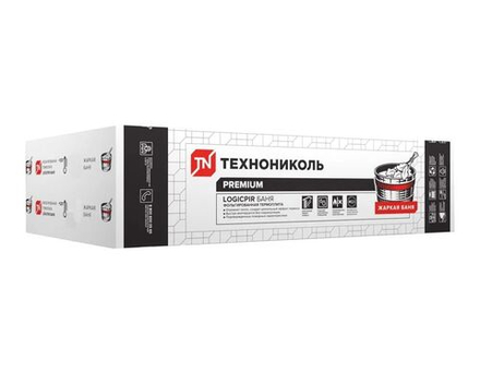 Плита теплоизоляционная Баня L LOGICPIR - 1190х590х30 (8 плит) (5,616800 м2/уп) (0,168504 м3/уп)