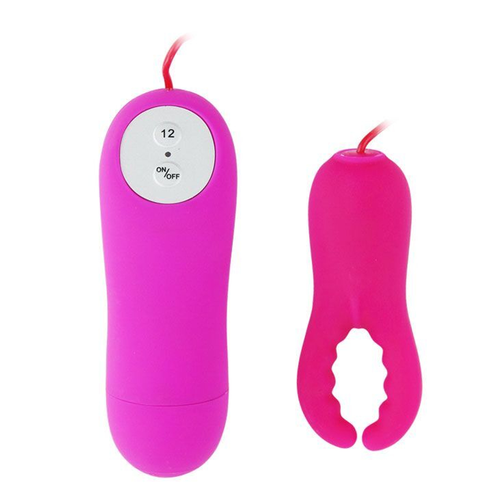 Вибростимулятор клитора Baile Mini Love, 7 см, 12 режимов