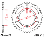Звезда JTA215.50RED