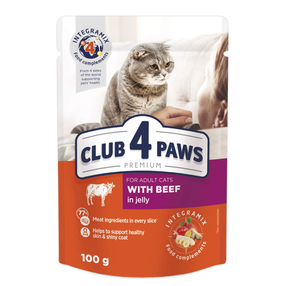 Пауч Club 4 Paws Premium