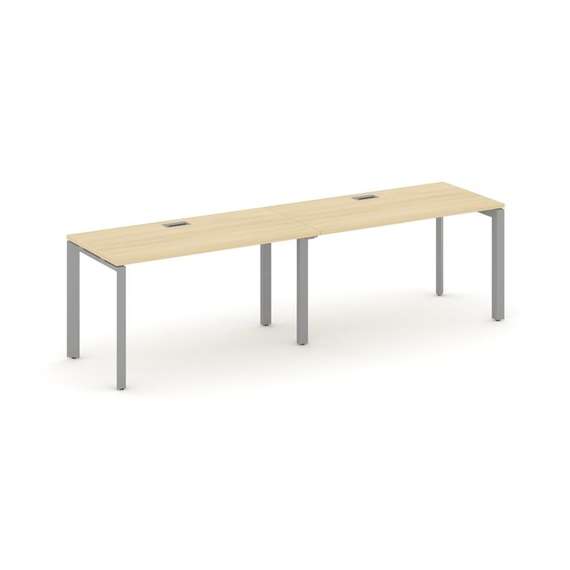 Style Project Рабочая станция односторонняя SN-59P.ORS-004 Акация Лорка/Металл Серый/Серебро Заглушк