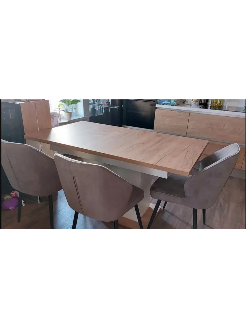 Стол кухонный обеденный раздвижной 85х150,4х77 см