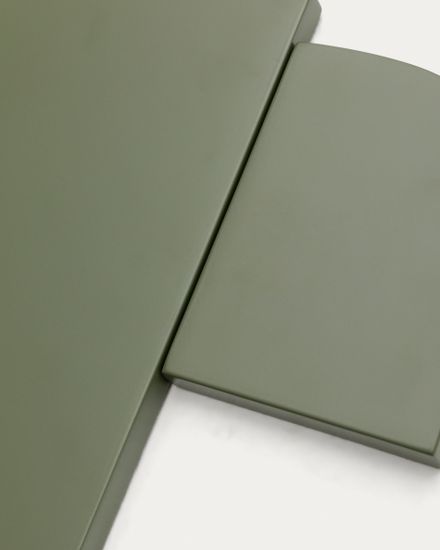 Настенная панель Danei бело-зеленая 65 x 60 см