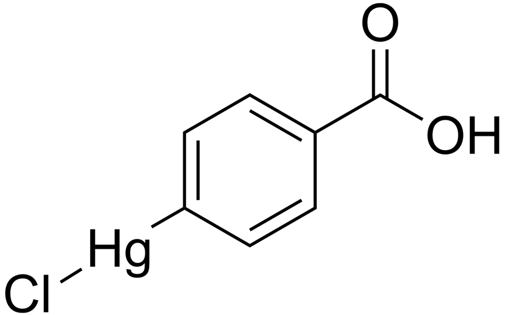 пара-хлорортутьбензойная кислота структура формула