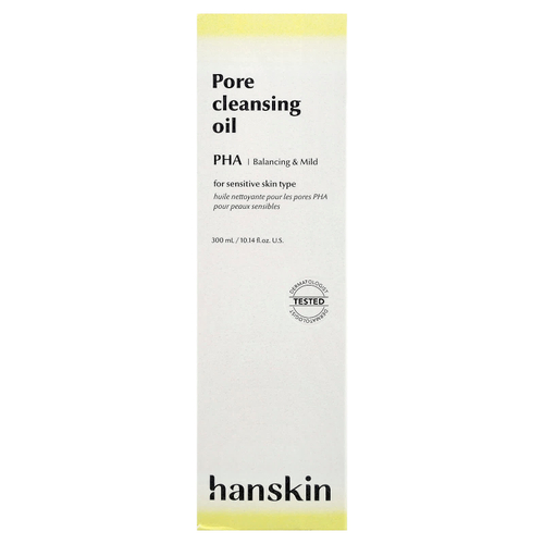 Hanskin, масло для очищения пор, с ПГК, 300 мл (10,14 жидк. унции)