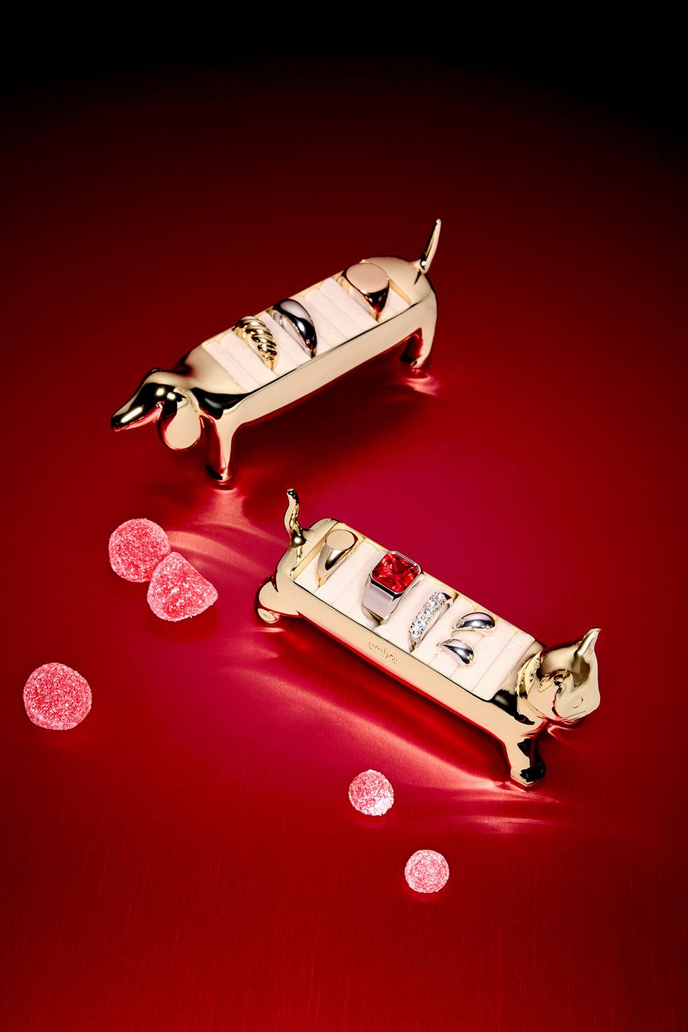 Держатель для колец Dachsie, латунь