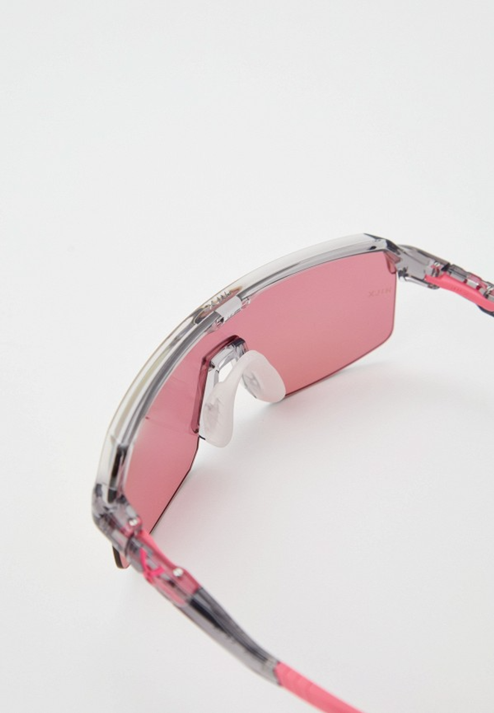 Спортивные очки с диоптриями HILX Inferno Shiny Crystal Light Grey / Pink Lens