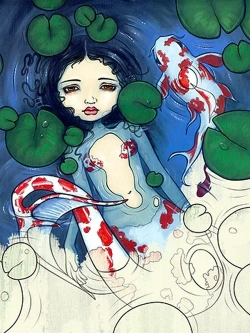 Jasmine Becket-Griffith Mermaids Coloring Book