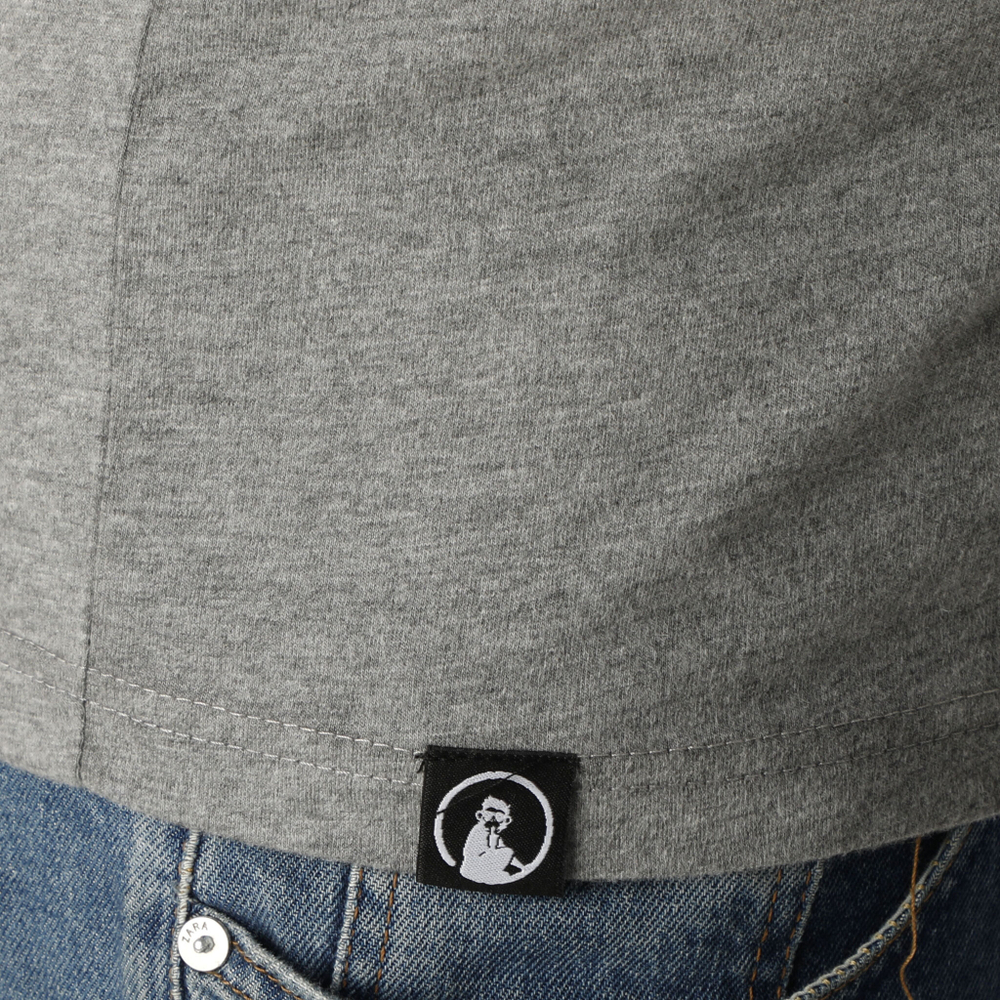 Мужское теннисное поло Quiet Please Happy Slam T-Shirt Men - Grey, Multicoloured