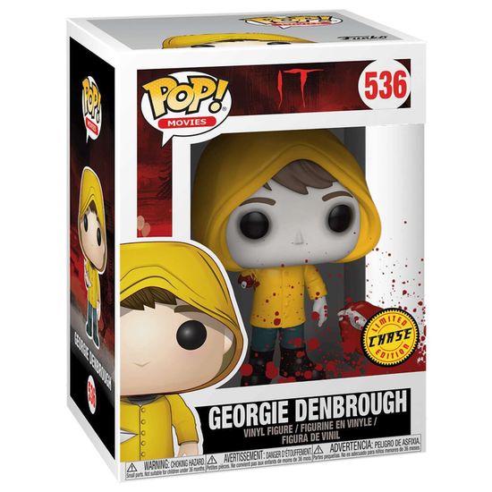 Фигурка Funko POP! Movies IT S2 Georgie Denbrough w/Boat w/Chase (536) 29520 / Фигурка Фанко ПОП! по мотивам фильма "Оно", Джорджи (ЧЕЙЗ)