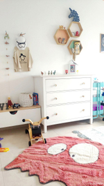 Шерстяной стираемый ковер Lorena Canals Ghosty (100 x 100 см)