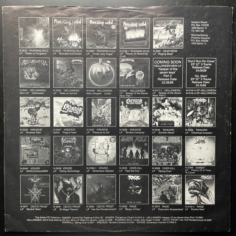 Tankard ‎– Chemical Invasion (Германия 1987г.)