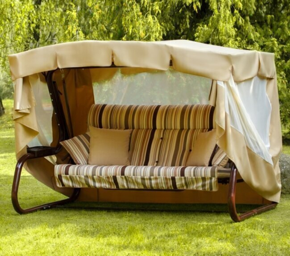 Качели садовые "Александрия" 4х местные