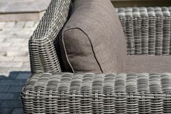 "Боно" лаунж-зона из искусственного ротанга, цвет графит