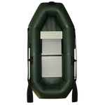 Лодка ПВХ Polar Bird Чирок Гребная PB-240Т Teal со стеклокомпозитной сланью и банкой Серая