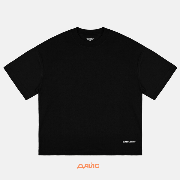  Футболка мужская Carhartt WIP Link Script артикул:I031373_black - купить в магазине Дайс