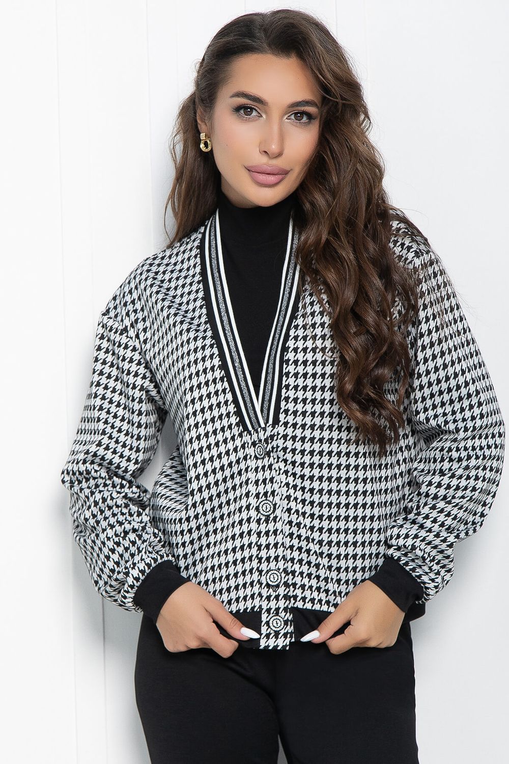 Костюм Тиона (черно-белый) К10816 LT Collection
