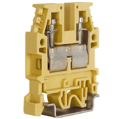 CBD.6(Ex), проходной зажим бежевый 6 кв.мм