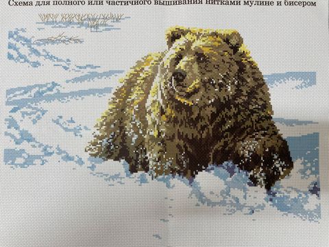 Рисунок на канве