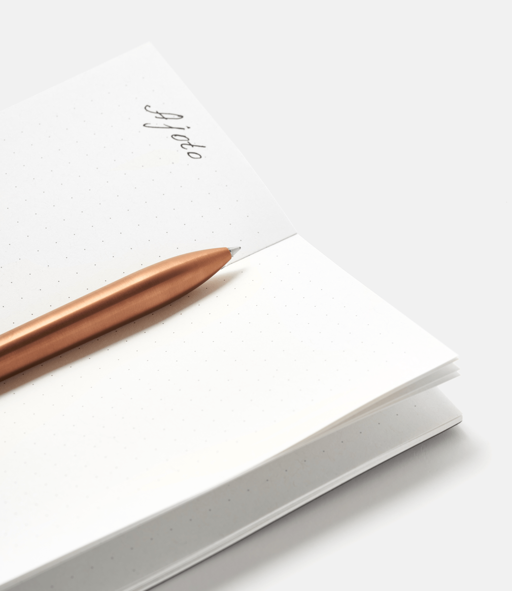 Ajoto The Pen Stainless Steel Bronzed — ручка из стали