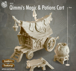 Повозка Котёл террейн миниатюра для dnd, днд, pathfinder, фентези, Настольная игра, НРИ, Варгейм, РПГ