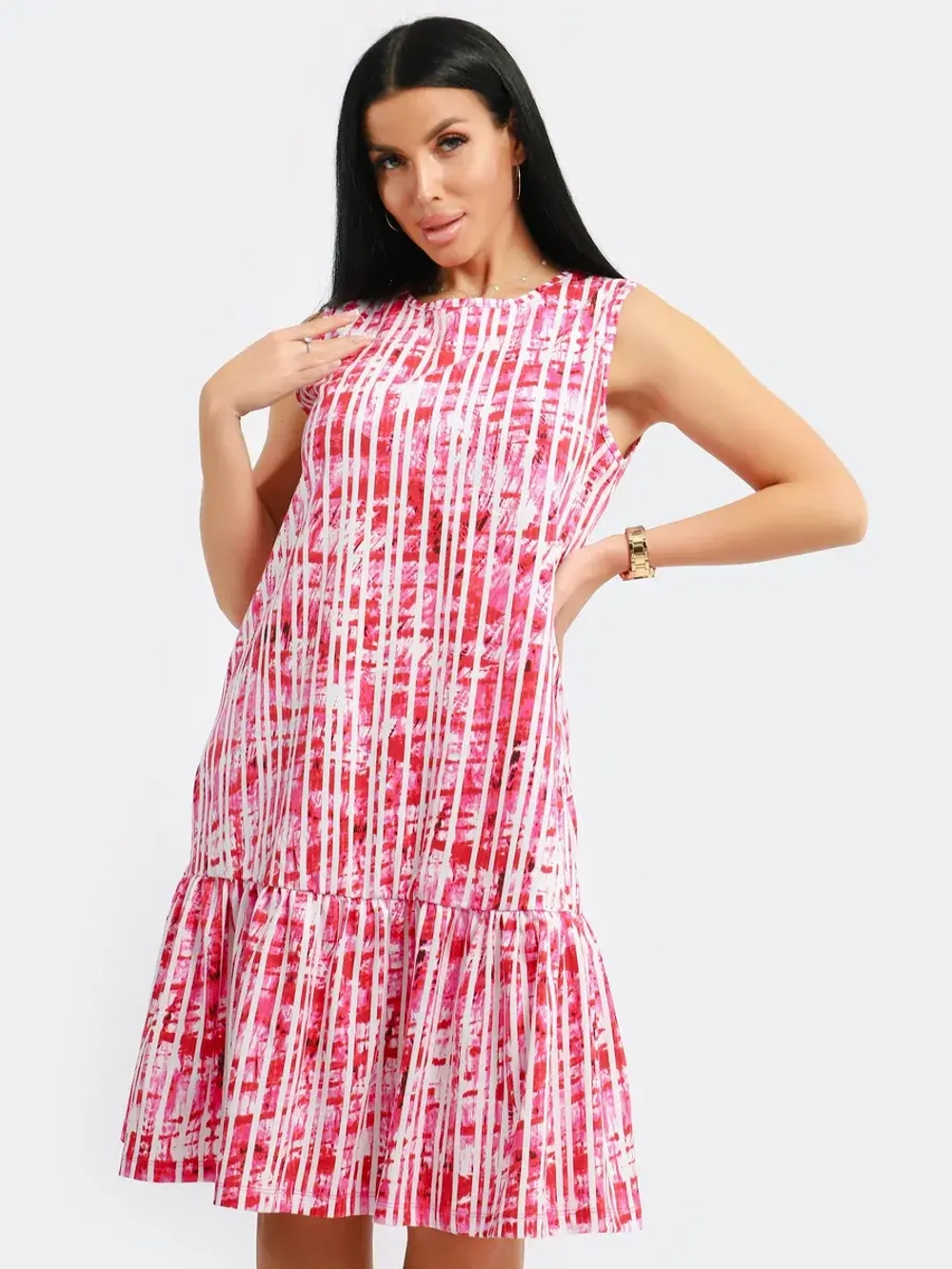 Платье свободное летнее