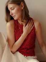 Подвеска Цветочек на шнурке