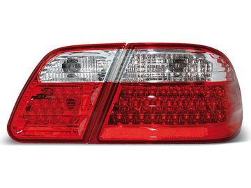 Задние фонари Mercedes E W210 red white led