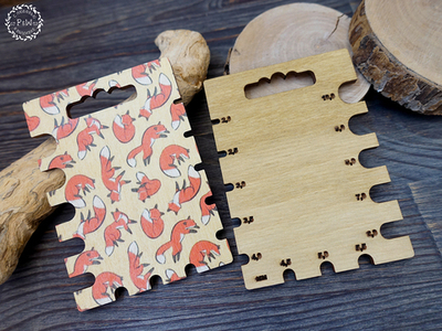 Линейка для определения размерности крючков