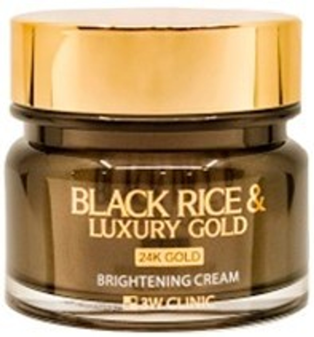 Осветляющий крем Black rice&luxury gold 3W CLINIC 100 мл