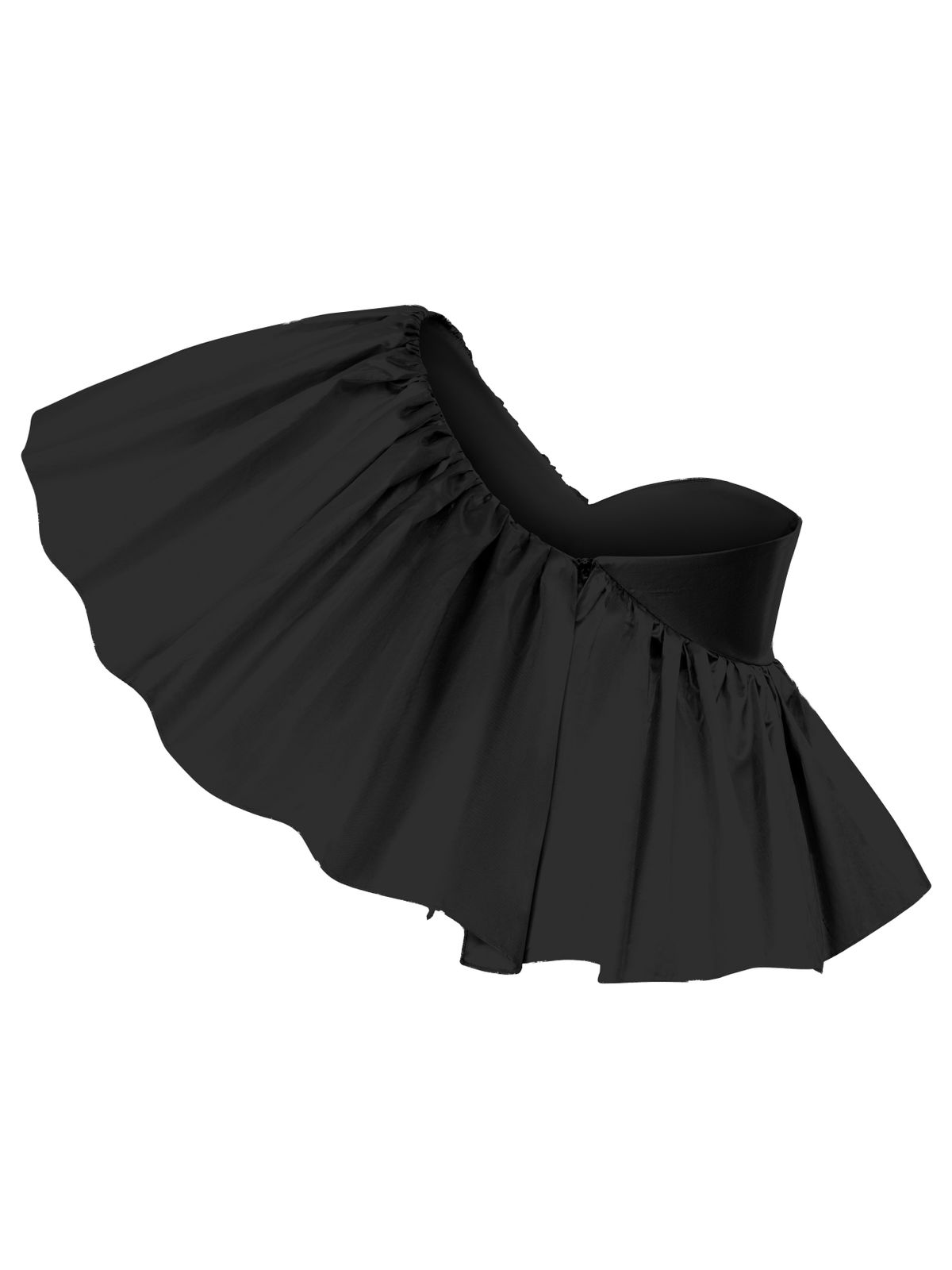 Блуза-топ на одно плечо с рюшем