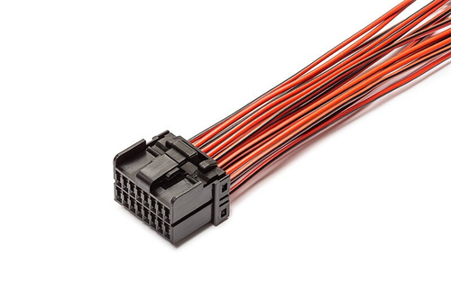 Разъем 174046-2 гнездовой, 16-ти контактный, к блоку управления климат-контролем для а/м Lada Priora, с проводами (CARGEN)