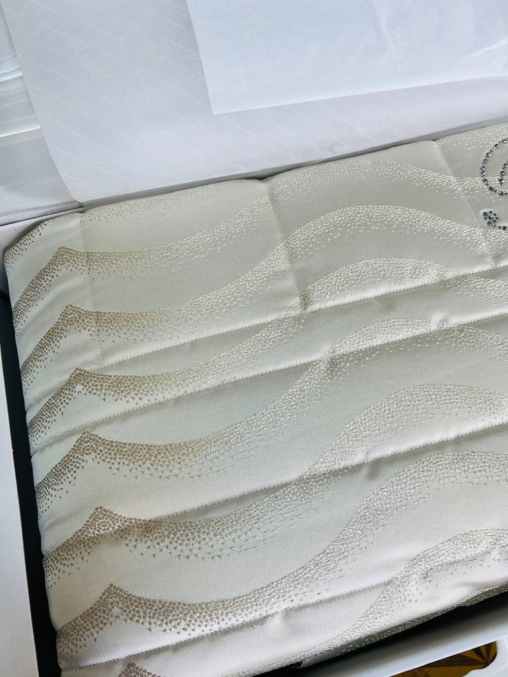 Покрывало 270х270 Blumarine Jasmine tortora бежевое