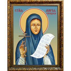 Мария Парижская (Скобцова) мученица. Икона на холсте.