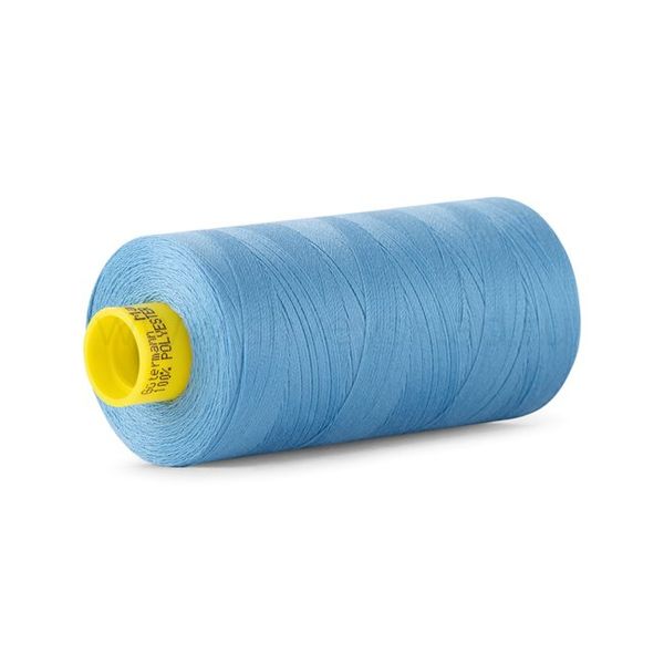 Нитка Gutermann Mara 120 (1000 метров), 1 кат., универсальная | 278 небесно-голубой
