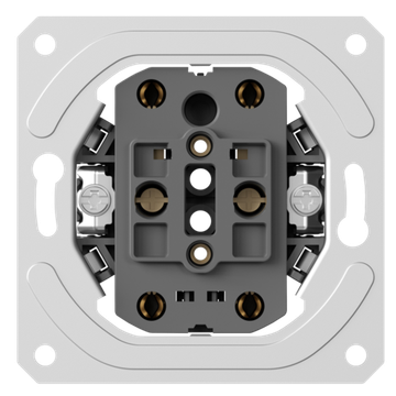 Механизм розетки двойной без заземления 16А 250В~ на винтах,  серия DB